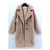 Manteau en fausse fourrure femme