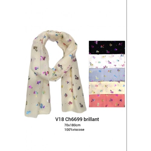 brillant fleur multicolors Ch6699