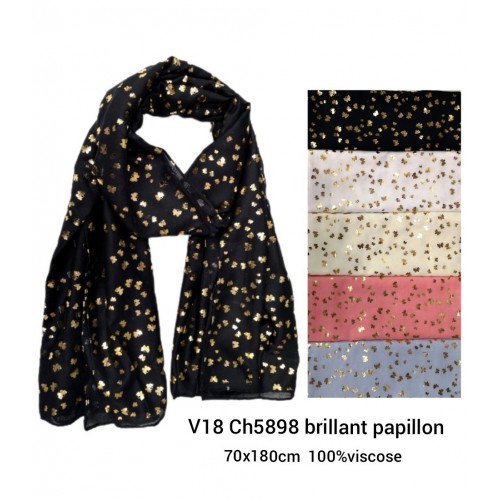 brillant papillon multicolors Ch5898