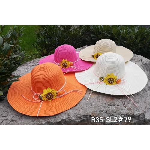 Chapeau ruban fleur tournesol SL2 -79