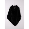 poncho fausse fourrure Syi2